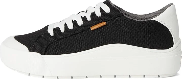 Dr. Scholl's Time Sneaker Women's Shoes Black Canvas : 8 M, Leather - Image 6