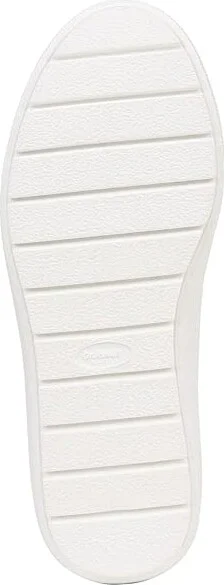 Dr. Scholl's Time Sneaker Women's Shoes Oyster Microfiber : 8.5 M, Leather - Image 3