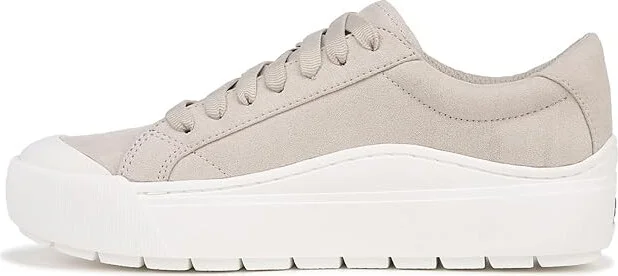 Dr. Scholl's Time Sneaker Women's Shoes Oyster Microfiber : 8.5 M, Leather - Image 5