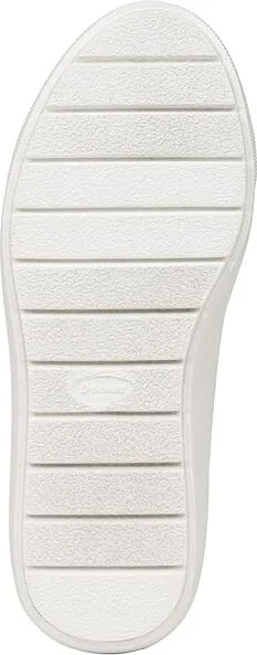 Dr. Scholl's Time Sneaker Women's Shoes Silver Foil : 10 M, Leather - Image 3