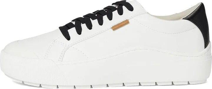 Dr. Scholl's Time Sneaker Women's Shoes White/Black Smooth : 11 M, Leather - Image 6