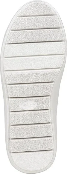 Dr. Scholl's Time Sneaker Women's Shoes White/Gold : 10 M, Leather - Image 3