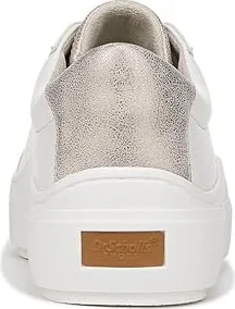 Dr. Scholl's Time Sneaker Women's Shoes White/Gold : 10 M, Leather - Image 4