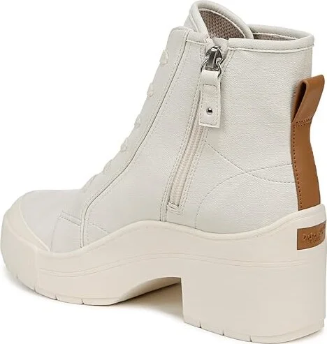 Dr. Scholl's Time Up Women's Boots White Denim Vibes : 8.5 M, Leather/Rubber - Image 4