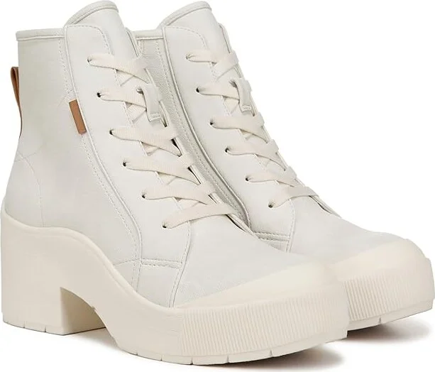 Dr. Scholl's Time Up Women's Boots White Denim Vibes : 8.5 M, Leather/Rubber