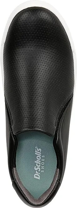 Dr. Scholl's Time Wedge Sneaker Women's Shoes Black Smooth : 8 M - Image 2