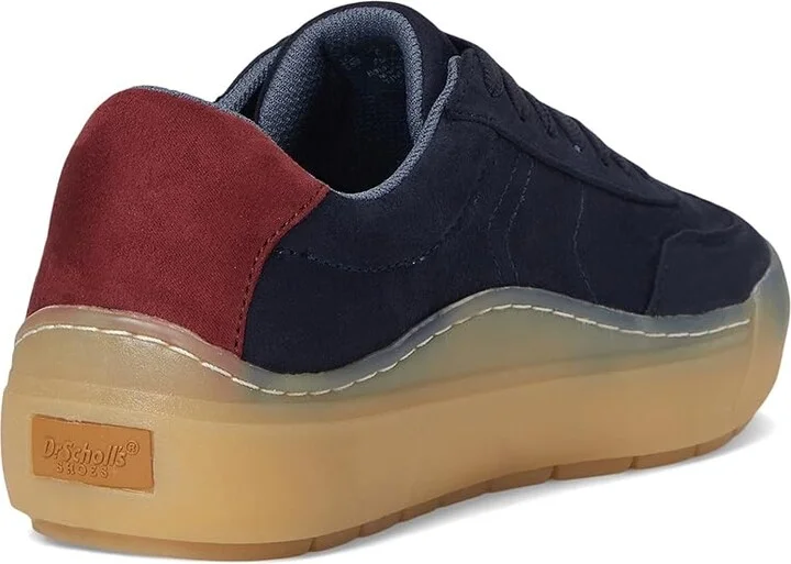 Dr. Scholl's Time Win Lace-Up Shoes Women's Shoes Navy Blue/Red : 10 M, Synthetic - Image 4