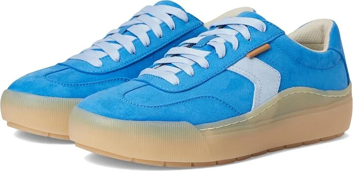 Dr. Scholl's Time Win Lace-Up Women's Shoes Beatboxing Blueberry Fabric : 6.5 M, Canvas/Rubber