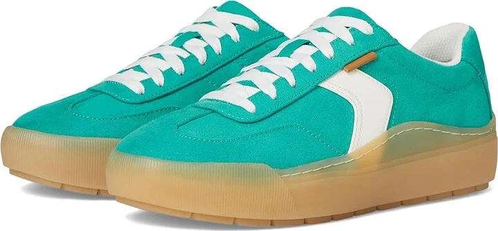 Dr. Scholl's Time Win Lace-Up Women's Shoes Lucky Green Smooth : 9 M, Canvas/Rubber