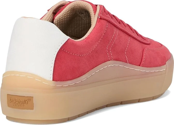 Dr. Scholl's Time Win Lace-Up Women's Shoes Red Cherry Fabric : 8 M, Canvas/Rubber - Image 4