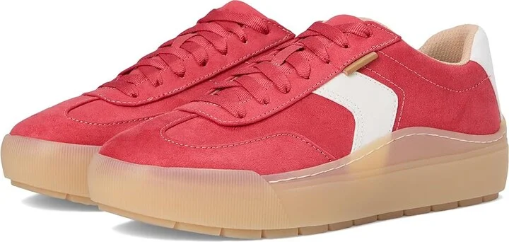 Dr. Scholl's Time Win Lace-Up Women's Shoes Red Cherry Fabric : 8 M, Canvas/Rubber