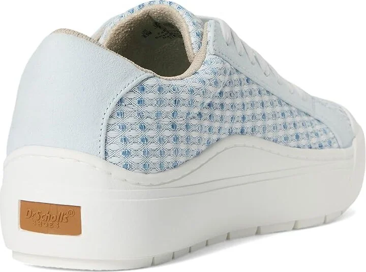 Dr. Scholl's Time Women's Shoes Powder Blue Fabric : 9 M, Microfiber/Leather/Canvas - Image 4