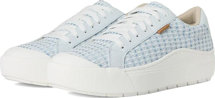 Dr. Scholl's Time Women's Shoes Powder Blue Fabric : 9 M, Microfiber/Leather/Canvas