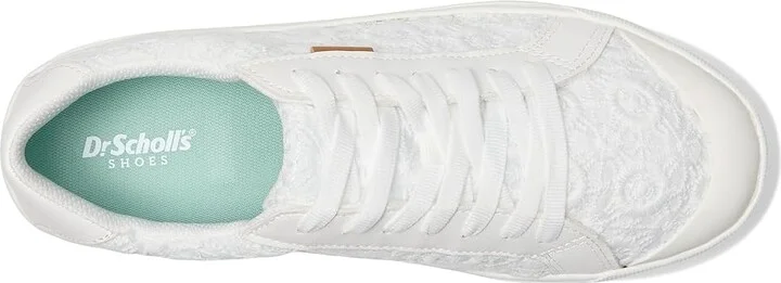 Dr. Scholl's Time Women's Shoes White Crochet Lace Fabric : 10 M, Synthetic - Image 2