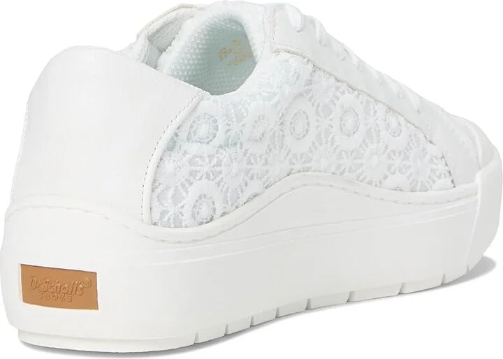 Dr. Scholl's Time Women's Shoes White Crochet Lace Fabric : 10 M, Synthetic - Image 4