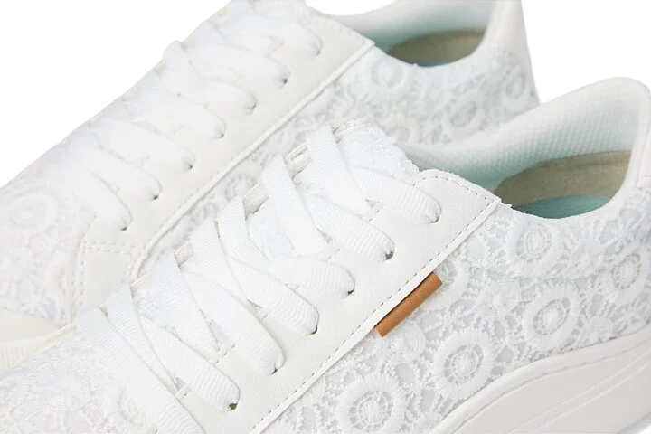 Dr. Scholl's Time Women's Shoes White Crochet Lace Fabric : 10 M, Synthetic - Image 7
