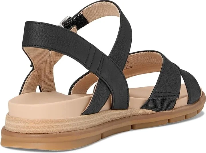 Dr. Scholl's Timeless Fun Women's Wedge Shoes Black Smooth : 6 M, Faux Leather - Image 4