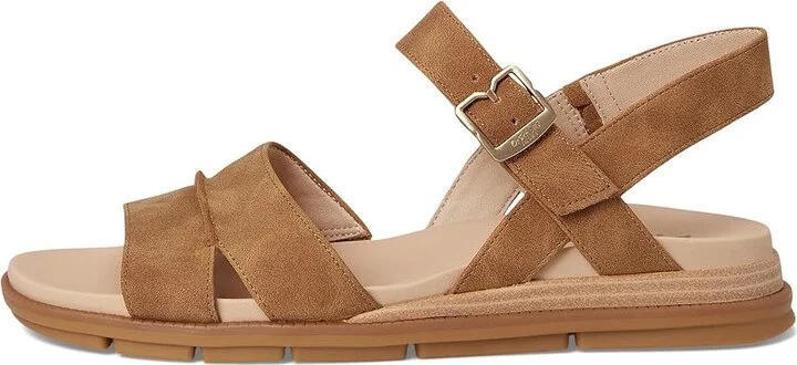 Dr. Scholl's Timeless Fun Women's Wedge Shoes Honey Brown Smooth : 9 M, Faux Leather - Image 6
