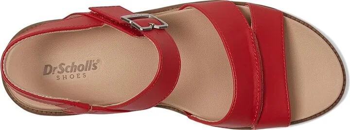 Dr. Scholl's Timeless Fun Women's Wedge Shoes Red : 7.5 M, Faux Leather - Image 2