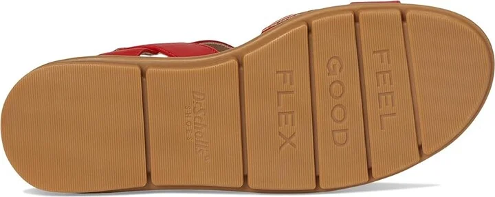 Dr. Scholl's Timeless Fun Women's Wedge Shoes Red : 7.5 M, Faux Leather - Image 3