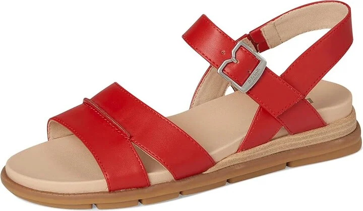 Dr. Scholl's Timeless Fun Women's Wedge Shoes Red : 7.5 M, Faux Leather - Image 5