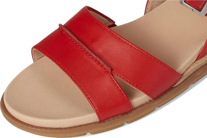 Dr. Scholl's Timeless Fun Women's Wedge Shoes Red : 7.5 M, Faux Leather - Image 7