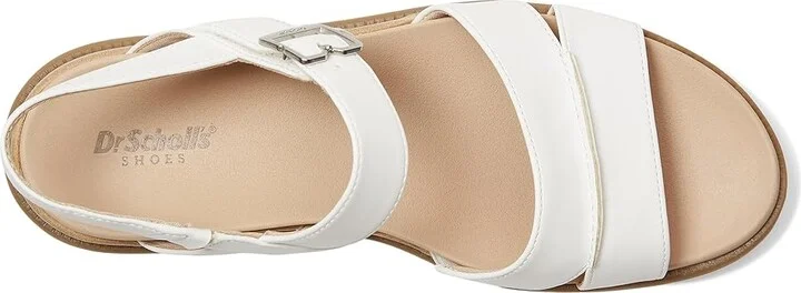 Dr. Scholl's Timeless Fun Women's Wedge Shoes White Smooth : 10 M, Faux Leather - Image 2