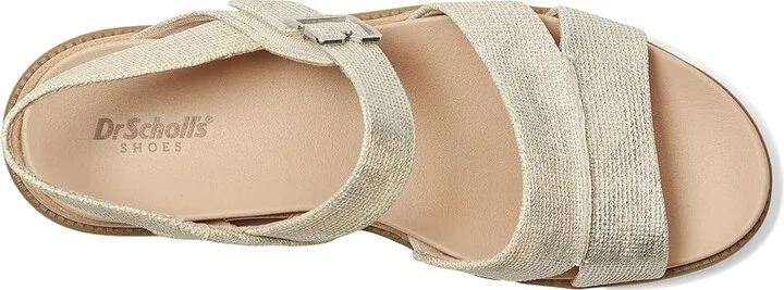 Dr. Scholl's Timeless Fun Women's Wedge Shoes White Smooth : 7.5 M, Faux Leather - Image 2
