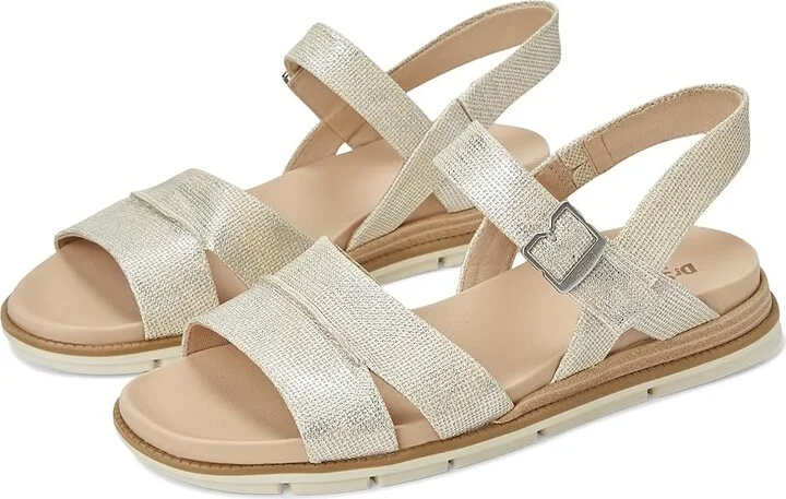 Dr. Scholl's Timeless Fun Women's Wedge Shoes White Smooth : 7.5 M, Faux Leather