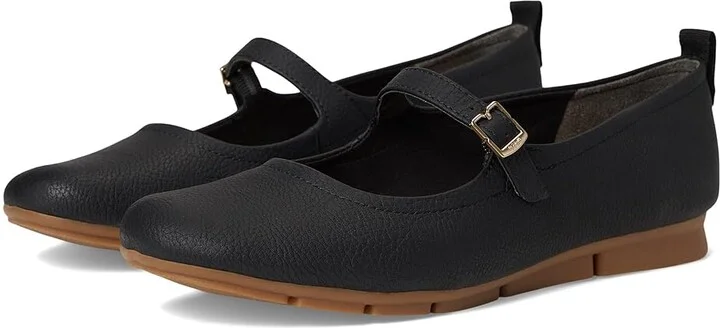Dr. Scholl's Timeless Jane Women's Shoes Black Smooth 1 : 9.5 M, Synthetic