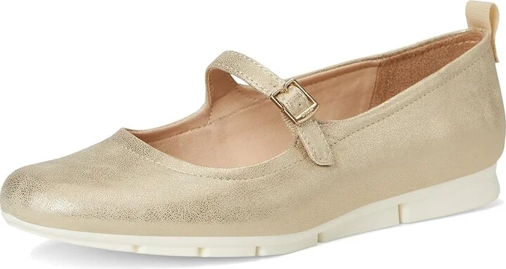 Dr. Scholl's Timeless Jane Women's Shoes Gold Smooth : 7.5 M, Leather - Image 5