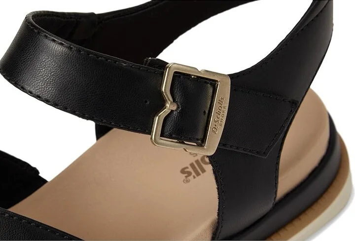 Dr. Scholl's Timeless Life Women's Wedge Shoes Black Smooth : 6.5 M, Faux Leather - Image 7
