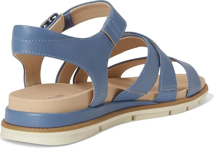 Dr. Scholl's Timeless Life Women's Wedge Shoes Blue Horizon Smooth : 8 M, Faux Leather - Image 4