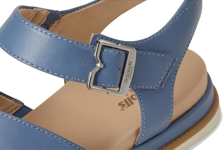 Dr. Scholl's Timeless Life Women's Wedge Shoes Blue Horizon Smooth : 8 M, Faux Leather - Image 7
