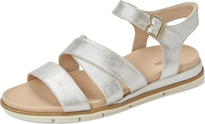 Dr. Scholl's Timeless Life Women's Wedge Shoes Silver Smooth : 6.5 M, Faux Leather - Image 5