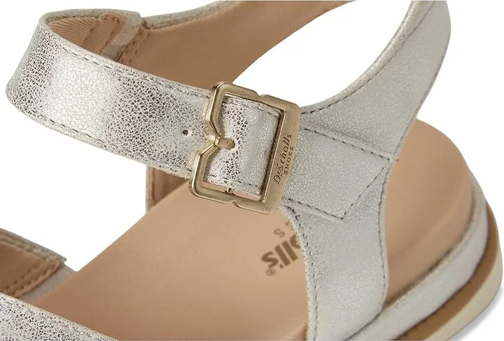 Dr. Scholl's Timeless Life Women's Wedge Shoes Silver Smooth : 6.5 M, Faux Leather - Image 7