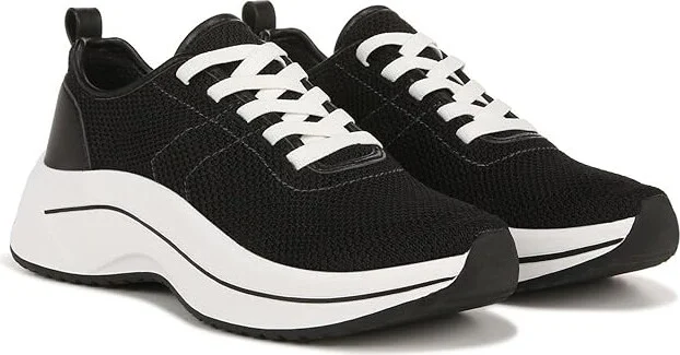 Dr. Scholl's Wannabe Knit Women's Shoes Black : 6 M, Textile