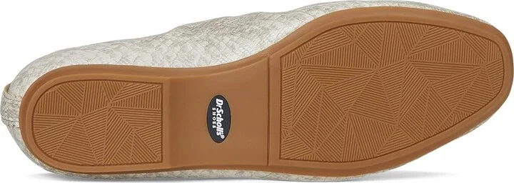 Dr. Scholl's Wexley Jane Mary Jane Shoes Women's Flat Shoes Light Grey Snake : 7.5 M, Faux Leather/Textile - Image 3