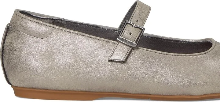 Dr. Scholl's Wexley Jane Mary Jane Shoes Women's Flat Shoes Pewter Grey : 7.5 M, Faux Leather/Textile - Image 7