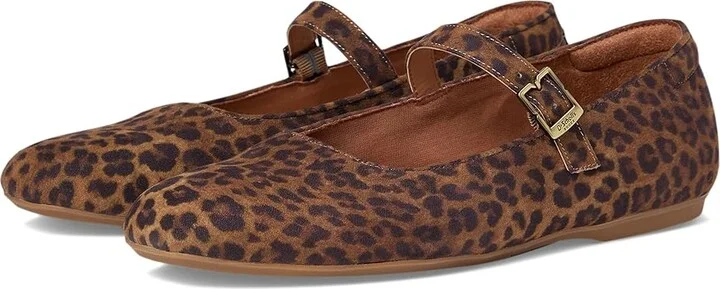Dr. Scholl's Wexley Jane Women's Flat Shoes Black Brown : 6.5 M, Polyester