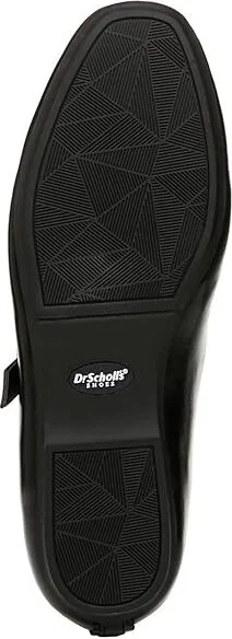 Dr. Scholl's Wexley Jane Women's Flat Shoes Black Smooth : 9 W, Polyester - Image 3