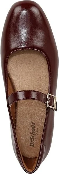 Dr. Scholl's Wexley Jane Women's Flat Shoes Cali Wine : 8.5 W, Polyester - Image 2