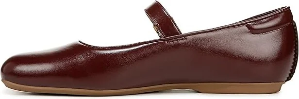 Dr. Scholl's Wexley Jane Women's Flat Shoes Cali Wine : 8.5 W, Polyester - Image 6