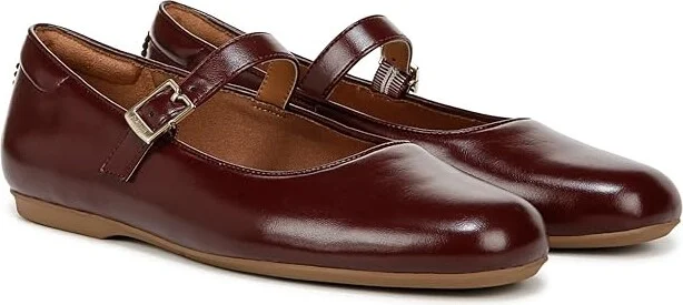 Dr. Scholl's Wexley Jane Women's Flat Shoes Cali Wine : 8.5 W, Polyester