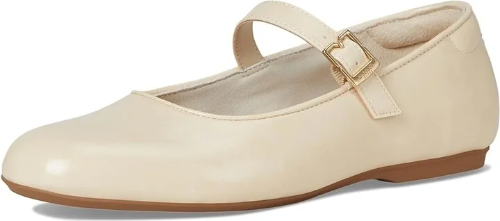 Dr. Scholl's Wexley Jane Women's Flat Shoes Ivory Beige Smooth : 8.5 M, Polyester - Image 5