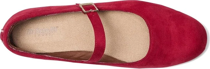 Dr. Scholl's Wexley Jane Women's Flat Shoes Red : 11 M, Polyester - Image 2