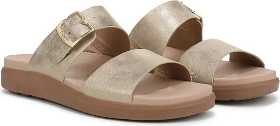 Dr. Scholl's Women's All Time Slide Sandal Honey brown 11 M - Image 3