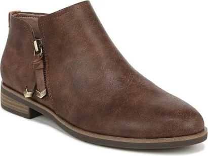 Dr. Scholl's Womens Astir Ankle Bootie Chestnut Brown 10 W