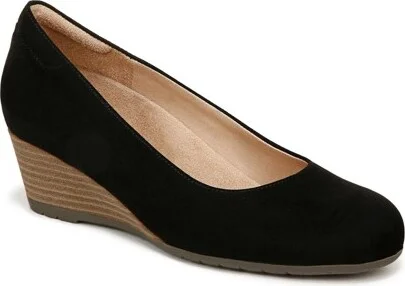 Dr. Scholl's Women's Be Flex Wedge Pump Leopard Fabric 6.5 W