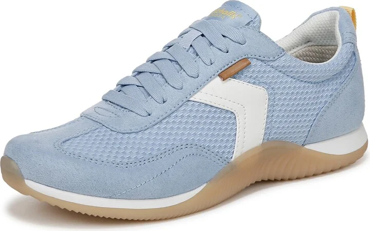 Dr. Scholl's Womens Good Ol Days Sneaker Blue Sky Fabric 9.5 M